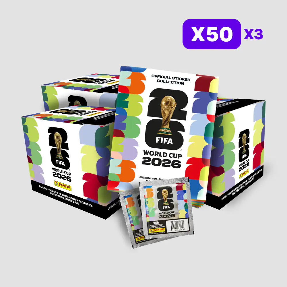 Panini 2026 FIFA World Cup Sticker Box 50-Pack Classic Set - Bundles by Novari Partners