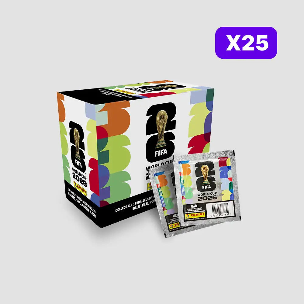 Panini 2026 FIFA World Cup Sticker Box 25-Pack Sealed Box - Packets by Novari Partners